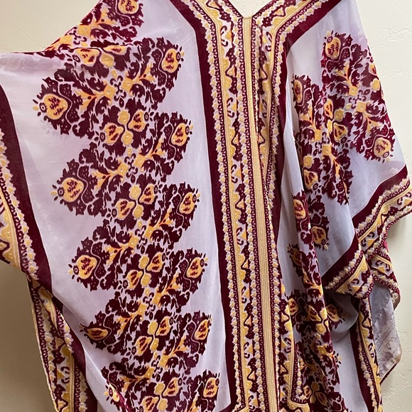 Free People Muse Burn Out Velvet Kimono - Picture 3 of 4